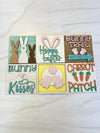 Easter Bunny Leaning Ladder Sign Tiles