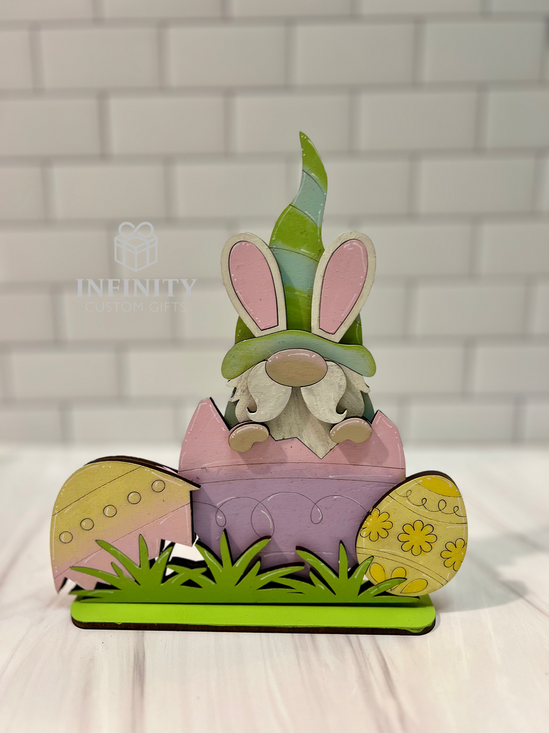 Easter Egg Gnome Stand Alone