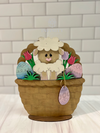 Easter Lamb for The Flower Basket Interchangeable Insert