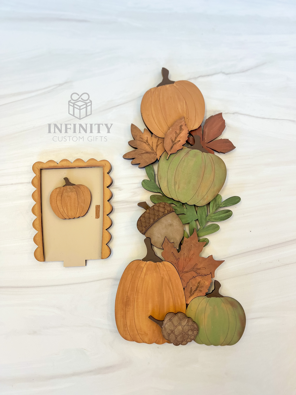 Fall Stacking Pumpkins for the Birdhouse Interchangeable Attachments