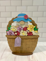 Gnome Spring for The Flower Basket Interchangeable Insert