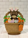 Highland Carrot Easter for The Flower Basket Interchangeable Insert