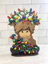 Christmas Ornament Box Highland Cow