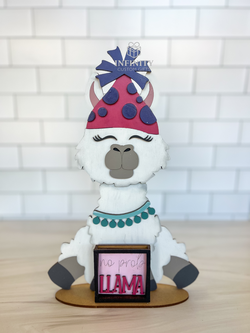 Llama for Interchangeable Animal Hats