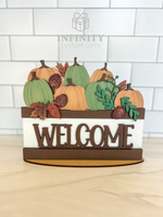 Pumpkin Fall For The Flower Basket Interchangeable Insert