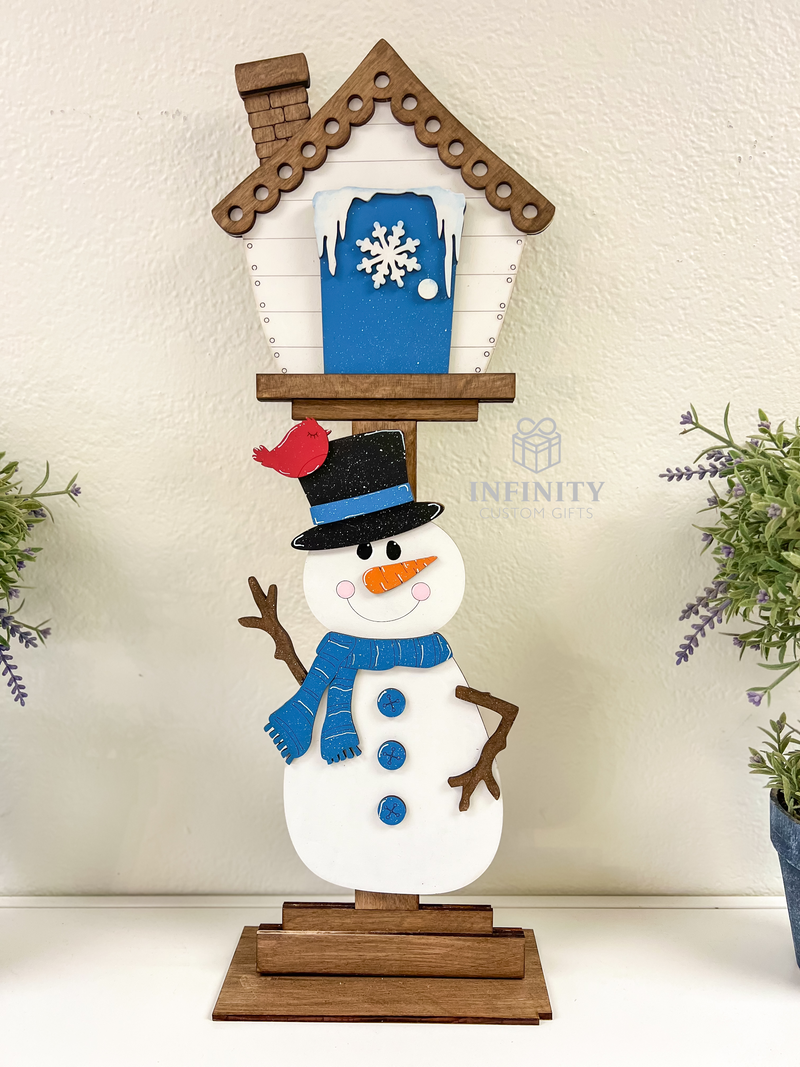 Snowman for the Birdhouse Interchangeable Attachments