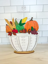 Thanksgiving Cornucopia For The Flower Basket Interchangeable Insert