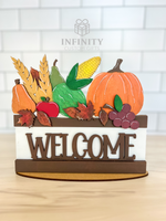 Thanksgiving Cornucopia For The Flower Basket Interchangeable Insert