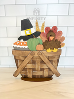 Thanksgiving Turkey For The Flower Basket Interchangeable Insert