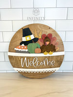 Thanksgiving Turkey For The Flower Basket Interchangeable Insert