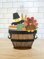 Thanksgiving Turkey For The Flower Basket Interchangeable Insert