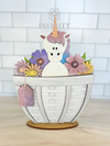 Unicorn For The Flower Basket Interchangeable Insert