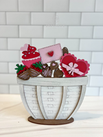 Valentine Sweets For The Flower Basket Interchangeable Insert