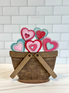 Valentine Hearts For The Flower Basket Interchangeable Insert