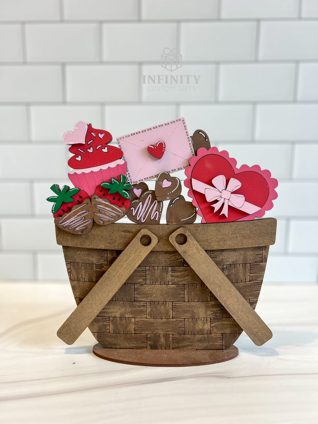 Valentine Sweets For The Flower Basket Interchangeable Insert